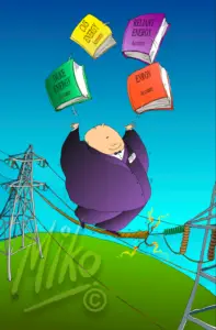 Risky Business Juggling the Books and tightrope walking on power cables!